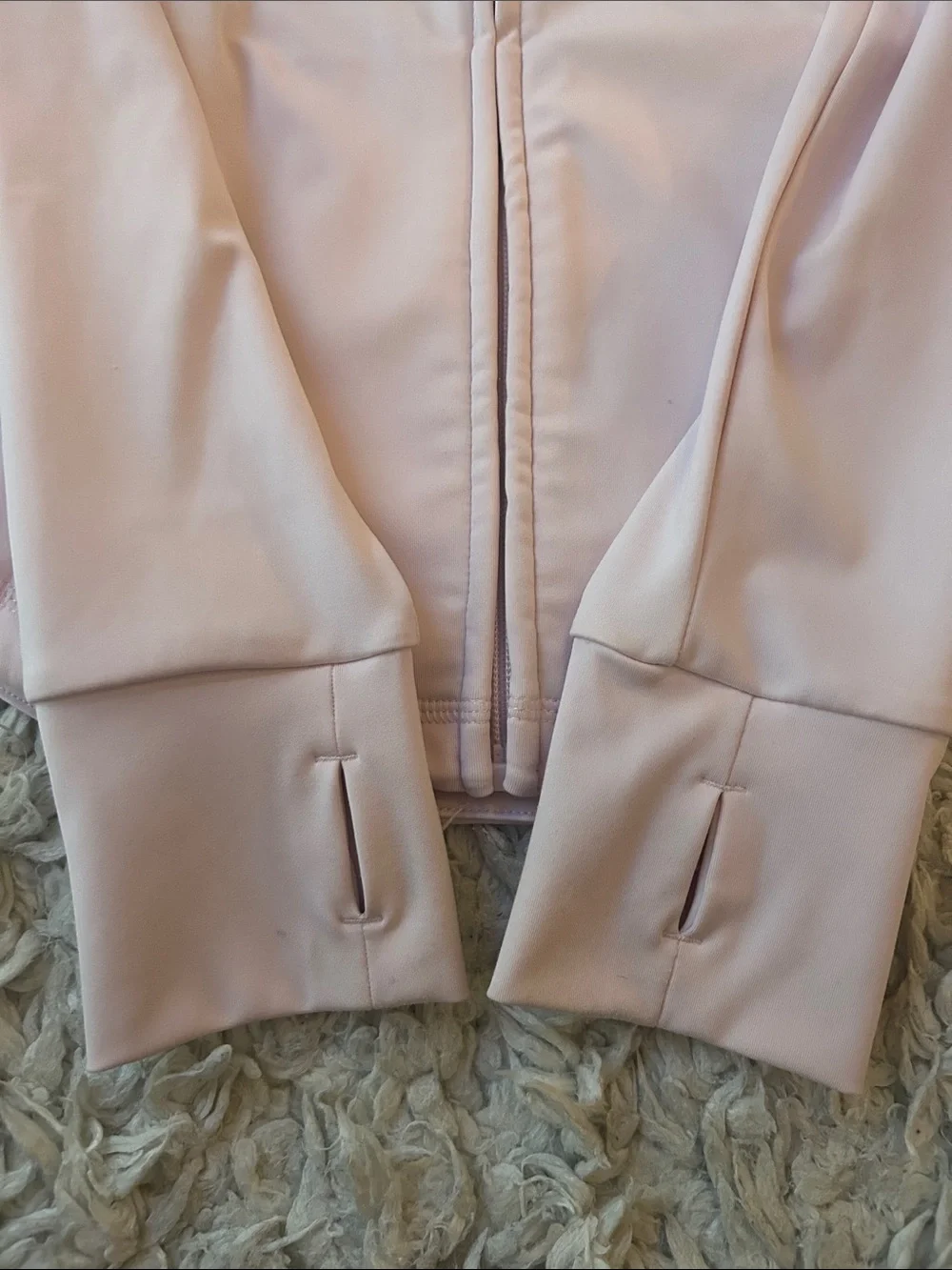abercrombie kids Pale Pink Zip-Up Jacket for Girls